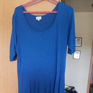 Bright Blue Lularoe Nicole 3X